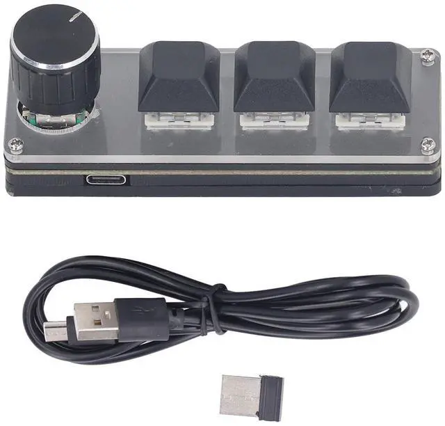 Main image of Miriam Song 3 Key Keyboard: USB Wired and 2.4G Link Hot Swappable All Programmable Keypad with Knob, SAYO Device Rapid Trigger Keyboard