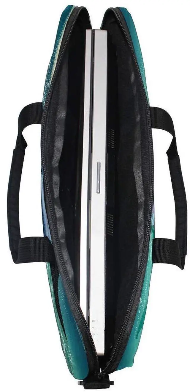 Alt view image 2 of 4 - MRMIAN ALAZA Abstract Underwater Big Mouth Shark 15 inch Laptop Case Shoulder Bag Crossbody Briefcase for Women Men Girls Boys with Shoulder Strap Handle, Back to School Gifts
