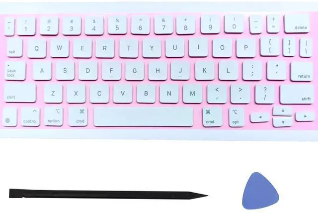 Main image of Replacement US Keyboard Full Set of Keycap Keys and Tool Applicable for ipad Pro/Air 11/12.9inch Magic Keyboard (MKH-2 White)