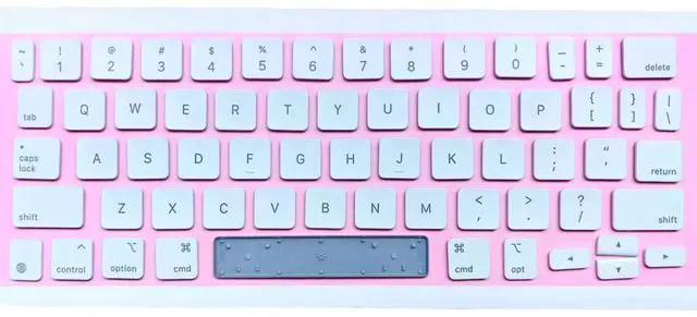 Alt view image 3 of 5 - Replacement US Keyboard Full Set of Keycap Keys and Tool Applicable for ipad Pro/Air 11/12.9inch Magic Keyboard (MKH-2 White)