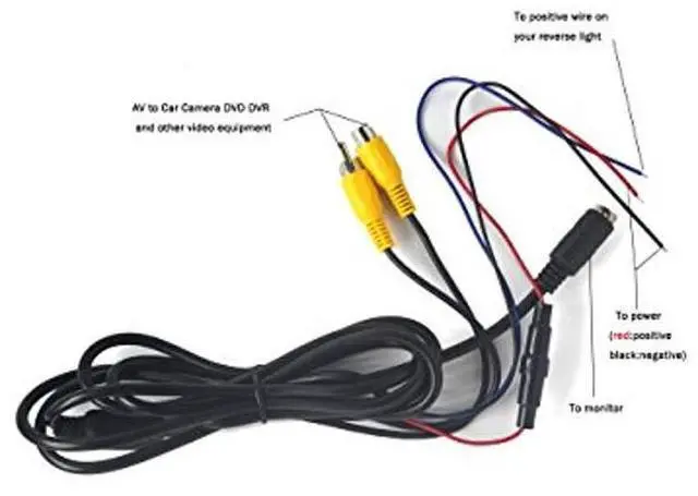 Alt view image 5 of 5 - Padarsey 7 Inches TFT Color LCD Car Rear View Camera Monitor Support Rotating The Screen and 2 AV Inputs (7 Inch LCD Monitor)
