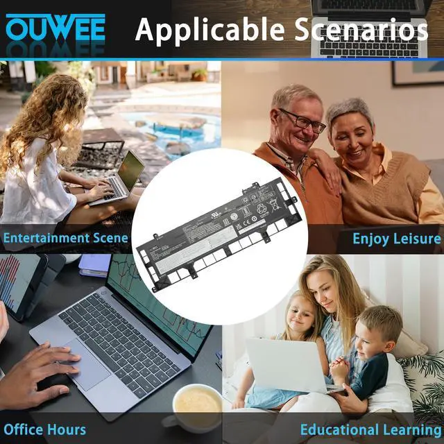 Alt view image 5 of 5 - OUWEE L21L4P72 Laptop Battery Compatible with Lenovo ThinkPad T16 Gen 1 2 ThinkPad P16s Gen 1 Series L21D4P73 5B10W51873 L21C4P72 5B10W51872 L21M4P74 5B10W51871 L21D4P72 5B10W51870 L21M4P73