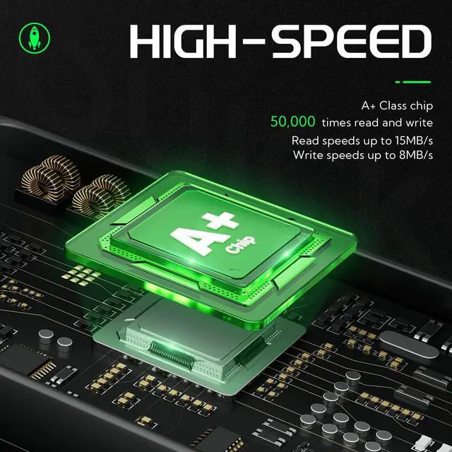 Alt view image 2 of 5 - FEBNISCTE 16GB Flash Drive, Jump Drive 10 Pack, Memoria USB 2.0 Multi-Coloured, USB Thumb Drive 16gb Swivel mit 10 Cords Jump Drive with LED Light for Data Storage/Transfer