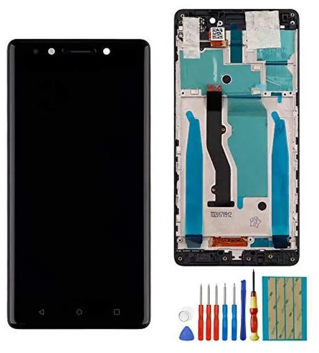 Main image of LCD Screen Compatible with Lenovo K8 Note 5.5" inch LCD Touch Screen Display Assembly with Tools+Frame(Black)
