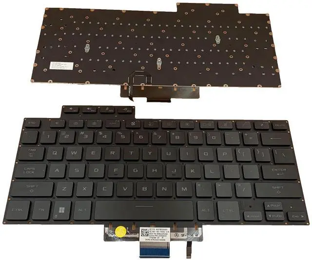 Alt view image 2 of 5 - Siakoocty Laptop Replacement US Layout RGB Backlight Keyboard for ASUS ROG Zephyrus G15 GA503 GA503Q GA503QS GA503QR GA503QM & ROG Zephyrus M16 GU603 GU603H 0KNR0-2812US00 V202526QS1