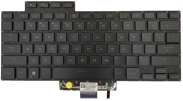Alt view image 4 of 5 - Siakoocty Laptop Replacement US Layout RGB Backlight Keyboard for ASUS ROG Zephyrus G15 GA503 GA503Q GA503QS GA503QR GA503QM & ROG Zephyrus M16 GU603 GU603H 0KNR0-2812US00 V202526QS1