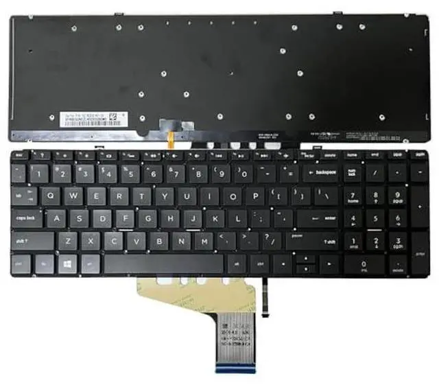 Alt view image 4 of 5 - Suyitai Replacement for HP Spectre X360 15-CH 15-ch011dx 15-CH011NR 15-ch075nr 15-CH012NR 15-ch004na 15-CH008CA 15-CH010CA Laptop Keyboard US Backlit No Frame CN:L30531-DH1 92.NEZBQ.J1N