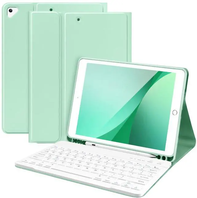 Main image of TaIYanG Keyboard Case for iPad 10.2" 9th Generation 2021/ 8th Gen 2020 Case for iPad 10.2 7th 2019, Wireless Bluetooth Keyboard for iPad Air 3rd Gen/iPad Pro 10.5"/iPad 10.2" Case with Pencil Holder