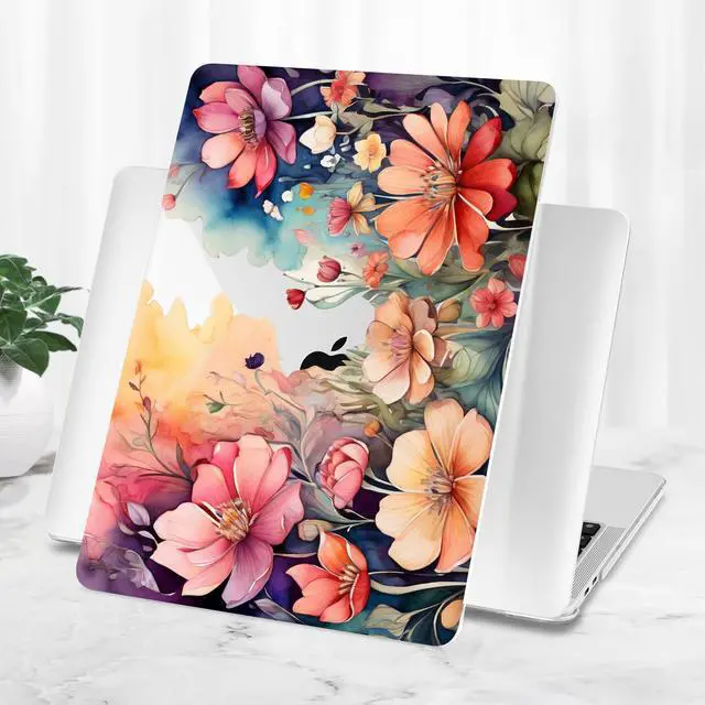 Alt view image 5 of 5 - Tuiklol Case for 2022 MacBook Pro 13 Inch M2 Clip, 2021 2020 Release M1 A2338 A2289 A2251, Hard Shell Case for MacBook Pro 13.3" with Touch Bar Fits Touch ID and Retina Display, llustration