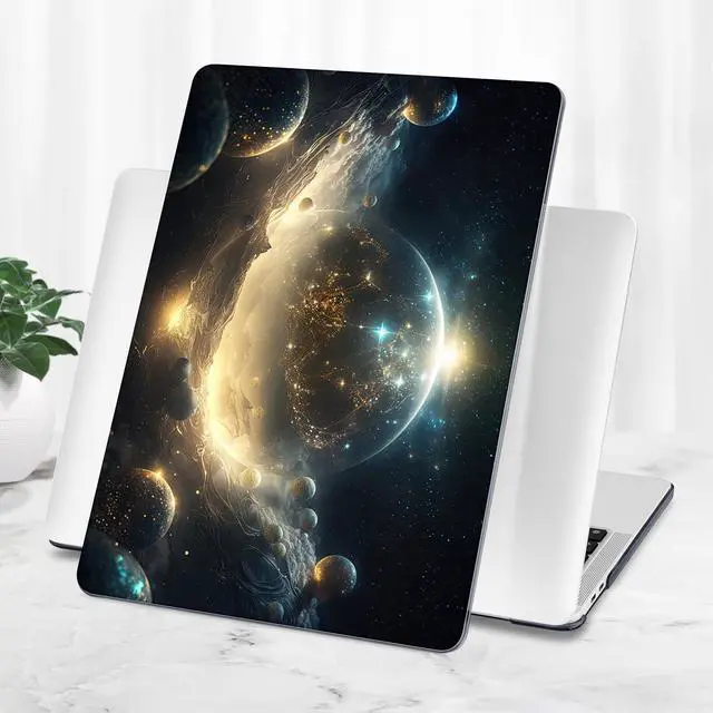 Alt view image 5 of 5 - Tuiklol for MacBook Pro 16 inch Case (2020 2019 Release) Model A2141, Hard Shell Case for Keyboard Cover& OTG & Camera Cover with Retina Display and Touch Bar Fits Touch ID,Birth of Galaxy