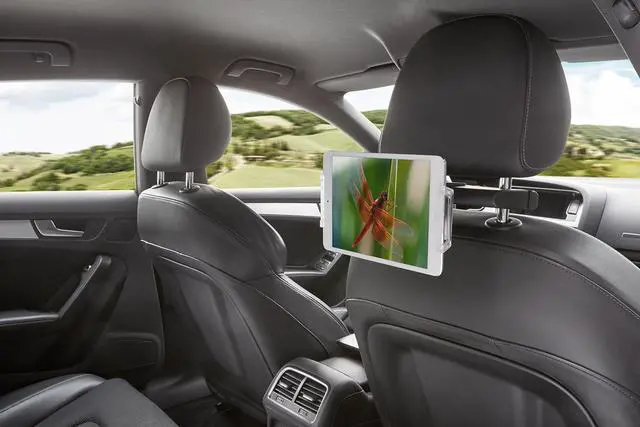 Alt view image 5 of 5 - Vogel's iPad and Tablet Car Headrest Mount, Universal and Adjustable - TMS 1020 Rotating Mount
