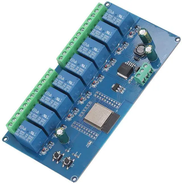 Main image of DC5-30V 8 Channel Relay Module Programmable BLE Development Board 8 Channel Relay for Secondary Development Board Learning Smart Home Control