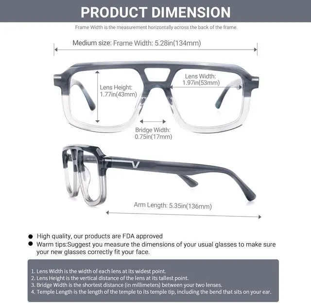 Alt view image 5 of 5 - VOOGLAM Aviator Blue Light Glasses for Men Women Anti Eyestrain Dry Eyes Computer Phone TV Eyewear Grey Eliyahu GJGA785663-04