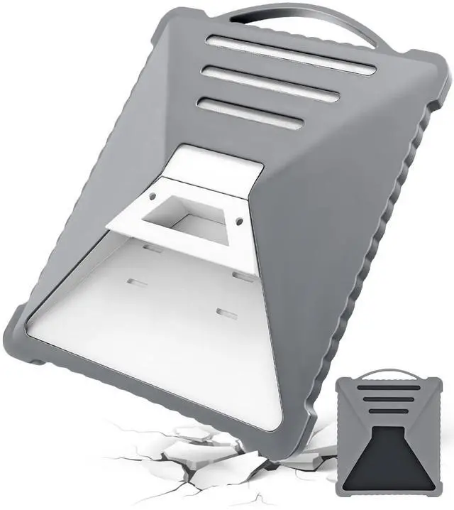 Main image of Upgrade Starlink Mini Case Cover, Soft Silicone Case Fit for Starlink Mini Satellite Dish, Portable Starlink Mini Protective Case Suitable for Outdoor Camping Hiking, Anti-Bump, Anti-Corrosion,Grey