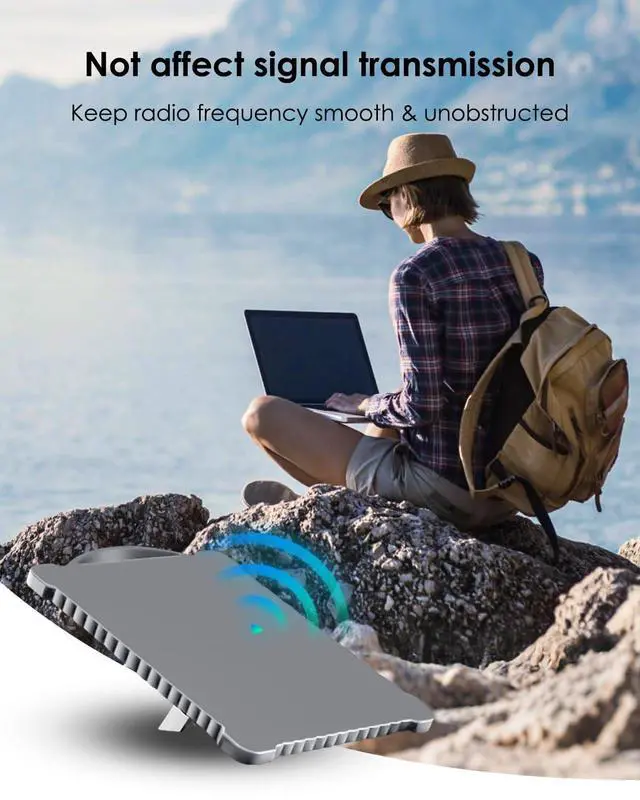 Alt view image 5 of 5 - Upgrade Starlink Mini Case Cover, Soft Silicone Case Fit for Starlink Mini Satellite Dish, Portable Starlink Mini Protective Case Suitable for Outdoor Camping Hiking, Anti-Bump, Anti-Corrosion,Grey