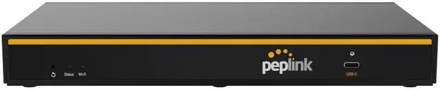 Alt view image 5 of 5 - Peplink B-One Gigabit Dual WAN WiFi Router for Wireless Internet | 1GBps Throughput | 2X WAN Port, 4X LAN Port, Dual-Band 2X2 MIMO Wi-Fi | WAN Smoothing for Small Office & Home Connectivity