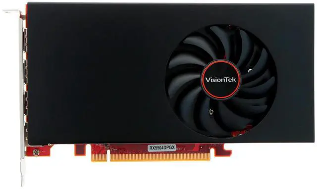Alt view image 4 of 5 - VisionTek AMD Radeon RX 550 4GB GDDR5 for PC  Computer Graphics Card: Supports 4k Monitor Resolution  x4 DisplayPort Outputs, PCI Express 3.0, DirectX 12, Bus-Powered - 901458