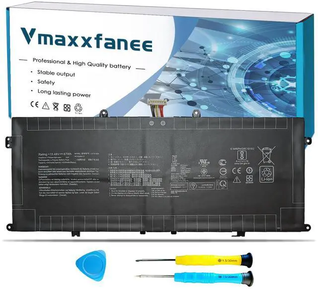 Main image of Vmaxxfanee 67Wh C41N1904 C41N1904-1 Battery Replacement for ASUS ZenBook 14 UX425UA UX425JA UM425IA 13 BX325JA UX325EA UX325JA UM325SA UX363EA UX363JA S UX371 UX393 UX393EA 5B10X19050 5B10X19049