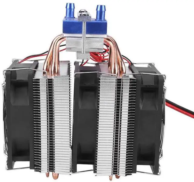 Alt view image 3 of 5 - Semiconductor Cooler DC 12V Thermoelectric Cooler Semiconductor Refrigeration Water Chiller Cooling Device for Fish (120W Electroniccomponentfan (180W (Suitable for 40L Fish