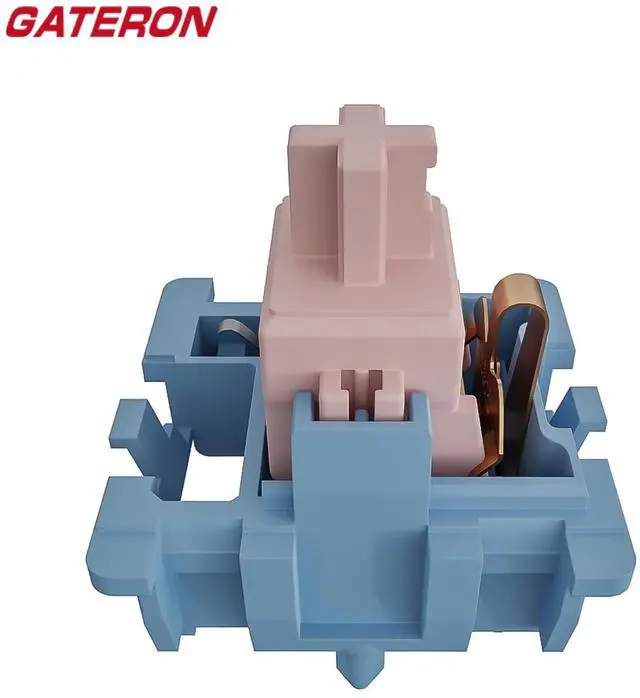Alt view image 4 of 5 - Gateron Melodic Keyboard Switches,Clicky RGB 5-Pin Pre-lubed Bulk Switches,60gf Segmented Feel for MX Mechanical Gaming Keyboard(Melodic,72PCS)