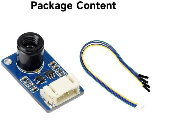 Alt view image 2 of 5 - Waveshare MLX90640 IR Array Thermal Imaging Camera with 32×24 Pixels 55° Field of View Communicating via I2C Interface Supports Raspberry Pi/rduino(ESP32)/STM32, etc.