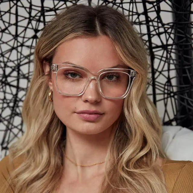 Alt view image 2 of 5 - DIFF Bella Designer Square Computer Blue Light Blocking Glasses Women Oversized, Espresso Tortoise