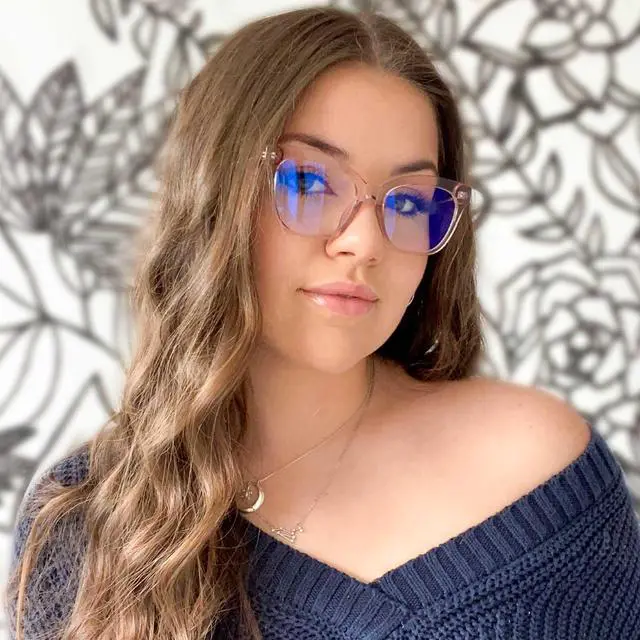 Alt view image 4 of 5 - DIFF Bella Designer Square Computer Blue Light Blocking Glasses Women Oversized, Espresso Tortoise