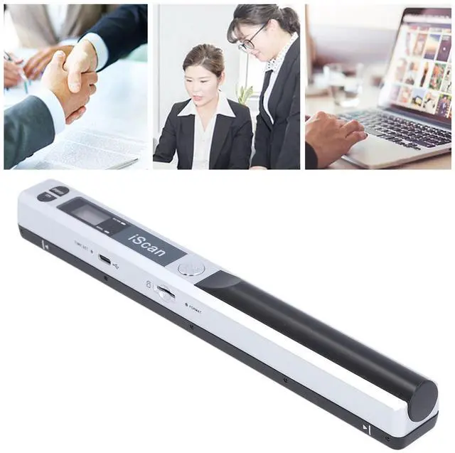 Alt view image 5 of 5 - Portable Scanner, Mobile Document Scanner A4 Scanning for Photo (Silver)