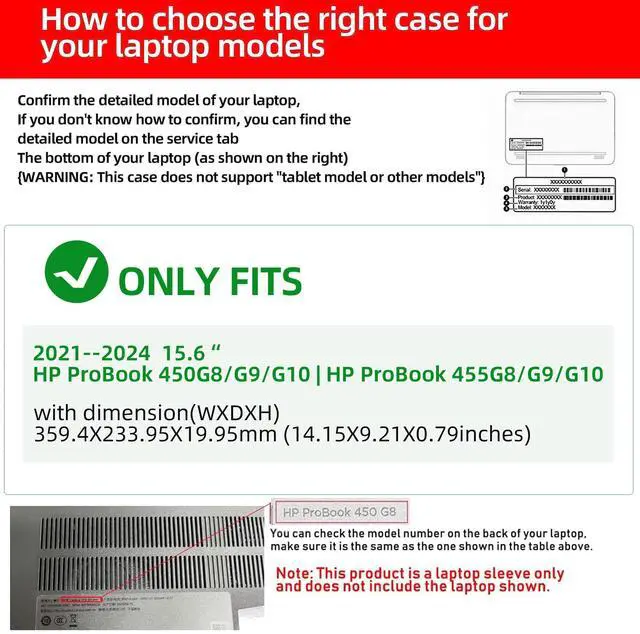 Alt view image 5 of 5 - Laptop Cover for Hp ProBook 450 G10 G9 G8 2023-2021 / ProBook 455 G10 G9 G8/ 650-G8 / Yoga c740 15.6" Inspiron 3515 3511 HP Envy X360 15-ed 15-ee 15-ep Case(15.6inch, Blue)