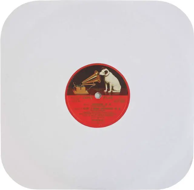 Alt view image 5 of 5 - (100) White Paper Inner Sleeves for 10" Vinyl Records  Ideal for 78 RPM Albums  Archival-Quality Replacement Sleeves #10IW