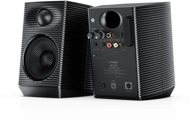 Main image of FiiO SP3 BT HiFi Bluetooth Active Desktop Speakers - 80W Stereo Computer Speakers and Home Music Sound System with AUX Audio/Coax/Optical/Type-C/RCA (Bluetooth White)
