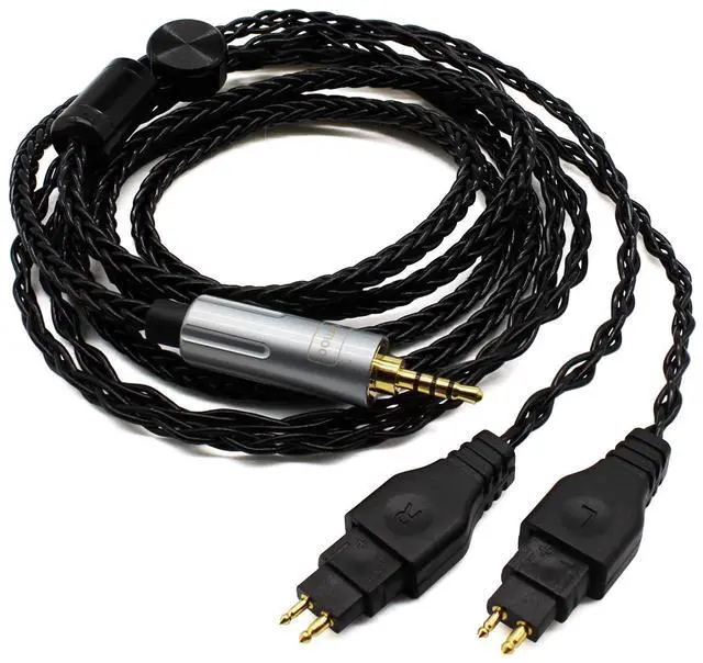 Alt view image 3 of 5 - Youkamoo Replacement Upgrade Cable Compatible with Sennheiser HD650, HD600, HD660S, HD660S2, HD580, HD58X, Massdrop HD6XX Headphones, 2.5mm Balanced, 10ft