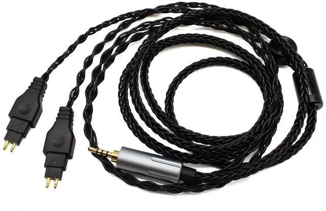 Alt view image 2 of 5 - Youkamoo Replacement Upgrade Cable Compatible with Sennheiser HD650, HD600, HD660S, HD660S2, HD580, HD58X, Massdrop HD6XX Headphones, 2.5mm Balanced, 10ft