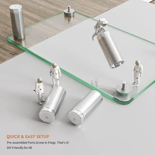 Alt view image 5 of 5 - 2 Pack Computer Monitor Riser with Height Adjustable Multi Media Desktop Stand for Flat Screen LCD LED TV, Laptop/Notebook/Xbox One