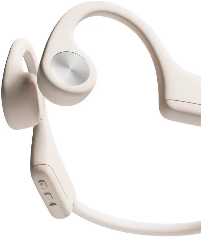 Alt view image 5 of 5 - Sudio B2 Wireless Earphones with Bluetooth 5.3, Bone Conduction Technology, Microphones, Spatial Sound by Dirac Virtuo, Up to 7.5 Hours Playtime, Quick Charge, IPX5 Water Resistance (White)