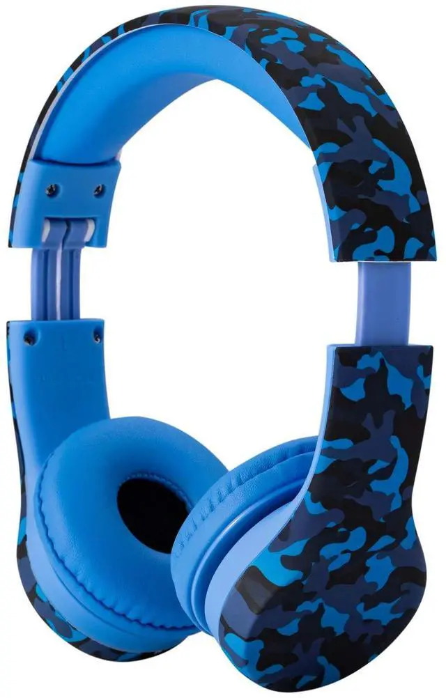 Alt view image 2 of 5 - Snug Play+ Kids Headphones with Volume Limiting for Toddlers (Boys/Girls) - Blue Camo