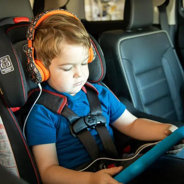 Alt view image 5 of 5 - Snug Play+ Kids Headphones with Volume Limiting for Toddlers (Boys/Girls) - Blue Camo