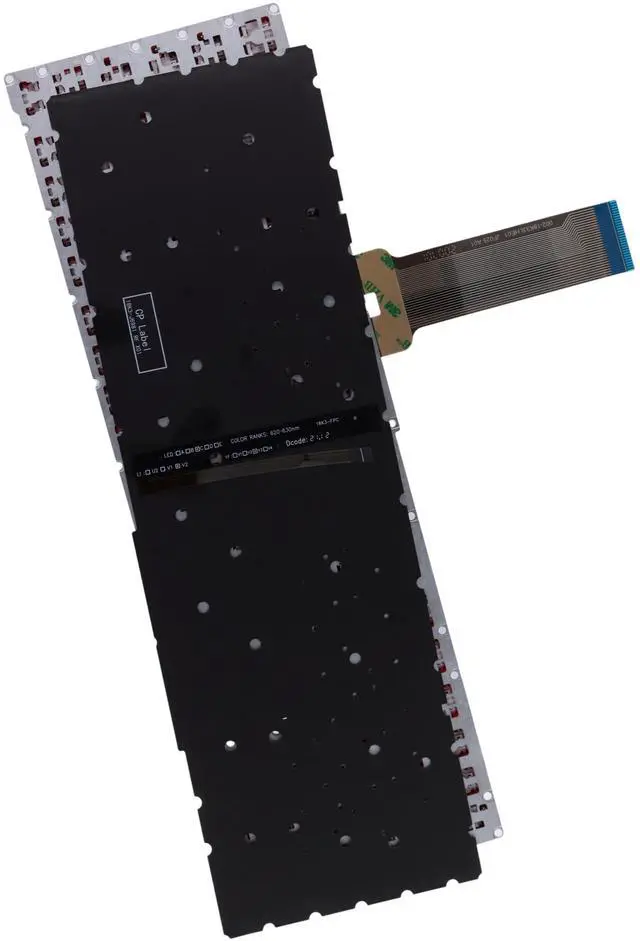 Alt view image 2 of 4 - Deal4GO RED Letter Backlit Keyboard (Non RGB) Replacement for Acer PH315-51 PH315-52 PH315-53 PH315-54 PH317-53 AN515-54 AN515-57 AN515-45 PH315-51-78NP