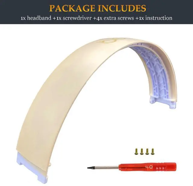 Alt view image 5 of 5 - By Dre Studio 3 Wireless Headband as Same as the OEM Replacement Arch Band Studio3 Accessories Parts Compatible with Beats by Dr Dre Studio 3/A1914 and Studio 2 Wired/Wireless Headphones (Desert Sand)