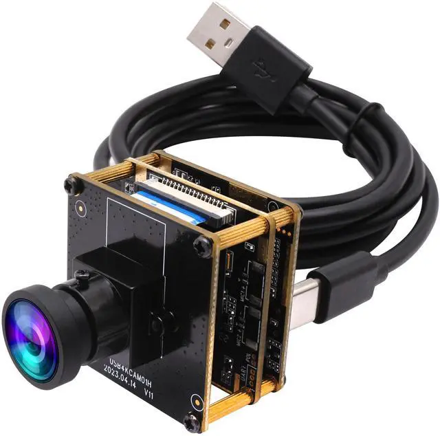 Main image of IEights 4K HDMI USB Camera Module Wide Angle Webcam for Computer 4K 30fps PC Camera Mini UVC USB2.0 Lightburn Camera for Laser Engraver 2X Digital Zoom USB Security Camera for Laptop Raspberry Pi