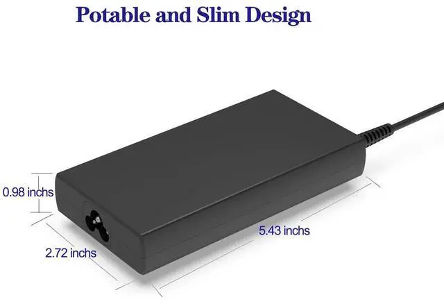 Alt view image 3 of 4 - 180W 150W Genuine Charger for MSI Sword 15 A11UD-001 15.6" Gaming Laptop 20V 9A/7.5A AC Power Supply Adapter Cord