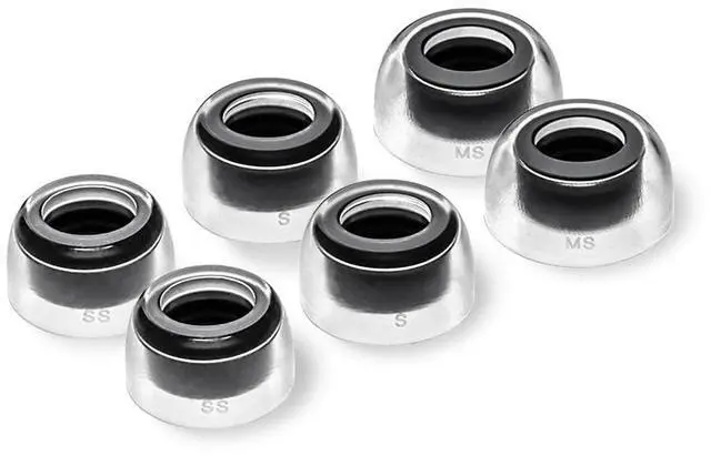 Alt view image 3 of 5 - AZLA SednaEarfit Crystal for Bose Earbuds 3 Pair - Bose Earbuds Replacement Tips - Compatible with Bose Quietcomfort Ultra Earbuds, Bose QC Earbuds II (SS-S-MS)