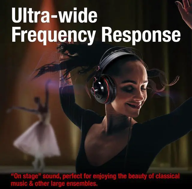 Alt view image 2 of 5 - Superlux HD681 Semi-Open Back Wired Over Ear Headphone with 50mm Neodymium Driver, Single-Sided Cable for Professional Monitoring Recording Headset & Mixing for Guitar Podcast