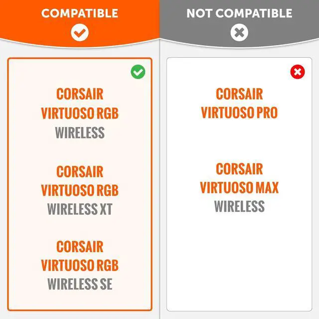 Alt view image 2 of 5 - WC Freeze Virtuoso - Hybrid Fabric Cooling Gel Replacement Earpads for Corsair Virtuoso Gaming Headset, Made by Wicked Cushions, Improved Durability, Thickness and Sound Isolation |90'S White