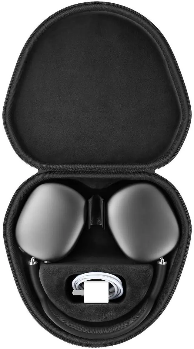 Main image of co2CREA Hard Case with Sleep Mode Replacement for Apple AirPods Max Wireless Over-Ear Headphones (Black Case)