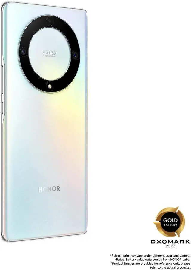 Alt view image 2 of 5 - Honor Magic5 Lite Dual-SIM 256GB ROM + 8GB RAM (Only GSM | No CDMA) Factory Unlocked 5G Smartphone (Titanium Silver) - International Version