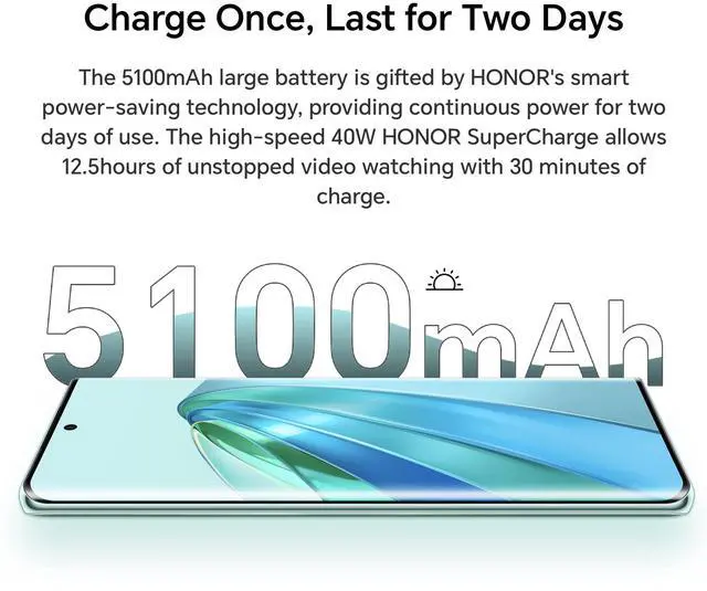 Alt view image 4 of 5 - Honor Magic5 Lite Dual-SIM 256GB ROM + 8GB RAM (Only GSM | No CDMA) Factory Unlocked 5G Smartphone (Titanium Silver) - International Version