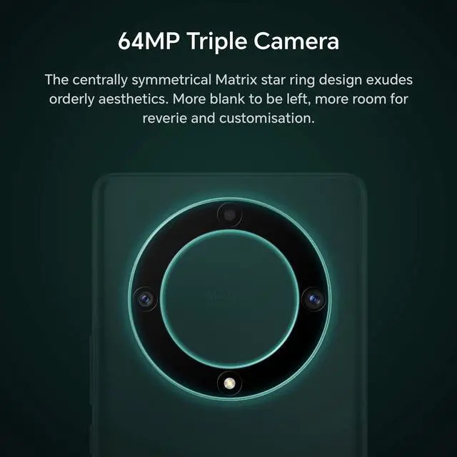 Alt view image 5 of 5 - Honor Magic5 Lite Dual-SIM 256GB ROM + 8GB RAM (Only GSM | No CDMA) Factory Unlocked 5G Smartphone (Titanium Silver) - International Version