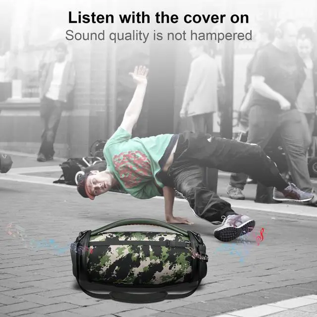 Alt view image 3 of 5 - TXEsign Travel Carrying Case for JBL Boombox 3, Waterproof Portable Speaker Case with Shoulder Strap