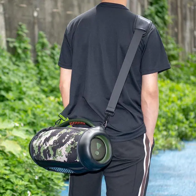 Alt view image 4 of 5 - TXEsign Travel Carrying Case for JBL Boombox 3, Waterproof Portable Speaker Case with Shoulder Strap